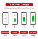 1M 2M Nylon Lightning to USB Fast Charging Cable For Apple Charger iPhone iPad