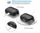 For AirPods Pro Rugged Shockproof Carbon Fibre Cover with hook Case