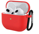 For AirPods 3rd Gen 2021 Shockproof Silicone Slim Cover with hook Case