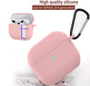 For AirPods 3rd Gen 2021 Shockproof Silicone Slim Cover with hook Case