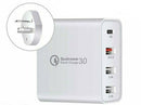 48W 4 Port Charger Quick Fast Charge 3.0 USB C Wall Power Adapter PD Type C For Samsung iPhone AU Plug