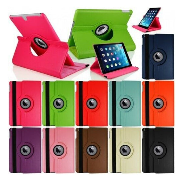360 Rotate Leather Case Cover For Apple iPad Air 2/ Air 1 9.7''