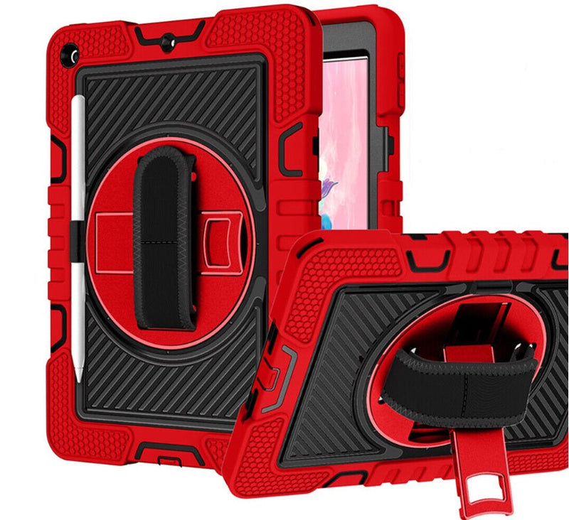iPad Air/ Air 2 9.7" Kids Shockproof Stand Case Protective Cover w/ Strap