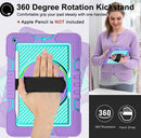 iPad 6th Gen 9.7" Kids Shockproof Stand Case Protective Cover w/ Strap