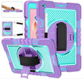 iPad 5th Gen 9.7" Kids Shockproof Stand Case Protective Cover w/ Strap