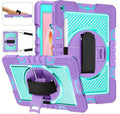 iPad 9th 8th 7th Gen 10.2'' Kids Shockproof Stand Case Protective Cover w/ Strap