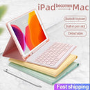 For iPad 11th Gen 2025 (A16)  Bluetooth Keyboard Case Cover with Pencil Holder