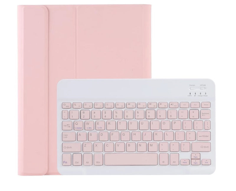 iPad Air 2/ Air 1 9.7 Inch Bluetooth Keyboard Case Cover with Pencil Holder