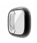 For Fitbit Versa 3/ Sense Case Silicone Crystal TPU Screen Protector Frame Cover