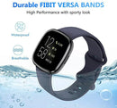 For Fitbit Versa 4 3 /Sense Watch Strap Replacement Silicone Sports Wrist band