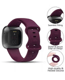 For Fitbit Versa 4 3 /Sense Watch Strap Replacement Silicone Sports Wrist band