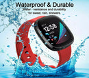 For Fitbit Versa 4 3 /Sense Watch Strap Replacement Silicone Sports Wrist band