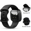 For Fitbit Versa 4 3 /Sense Watch Strap Replacement Silicone Sports Wrist band