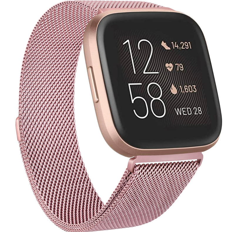 Milanese Loop Mesh Wrist Watch Band for Fitbit Versa Stainless Ste