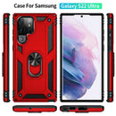 Heavy Duty Shockproof Stand Case Cover For Samsung Galaxy S22 Ultra