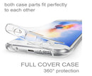 Samsung Galaxy A20 A30 A50 A70 A21s A11 Case 360°Shockproof Full Clear Silicone Cover