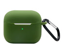 For AirPods 3rd Gen 2021 Shockproof Silicone Slim Cover with hook Case