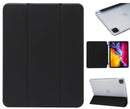 For iPad Air 5th Gen 10.9 inch 2022 Smart Leather Clear Folding Stand Case Cover Pen holder