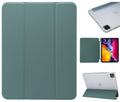 For iPad Pro 11 inch 2021 Smart Leather Clear Folding Stand Case Cover Pen holder
