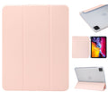 For iPad Air 5th Gen 10.9 inch 2022 Smart Leather Clear Folding Stand Case Cover Pen holder