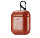 Shockproof Tough Slim Leather Cover For AirPods 1/2 Earphone Charging Case