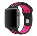 Sport Silicone Strap iWatch Band for Apple Watch Series 7 6 5 432 SE 40 44 38 42