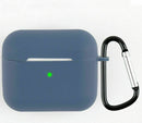 For AirPods 3rd Gen 2021 Shockproof Silicone Slim Cover with hook Case