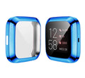 Soft TPU Silicone Shell Frame Full Case Cover Screen Protector for Fitbit Versa 1/2