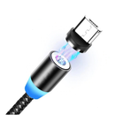 360° Charging Cable Magnetic Charger Cord For iPhone Type-C Micro USB 1M 2M