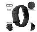 Fitbit Charge 2 Silicone Band Replacement Wristband Watch Strap Bracelet