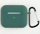 For AirPods 3rd Gen 2021 Shockproof Silicone Slim Cover with hook Case