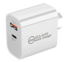 20W DUAL USB-C Type C Fast Wall Charger Adaptor QC3.0 For Android iPhone iPad AU
