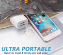 Universal Travel 5V 2A Dual USB AC Wall Charger Power Adapter AU Plug iPhone Samsung