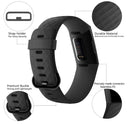 For Fitbit Charge 3 4 Classic Silicone Replacement Band Watch Strap Sports band
