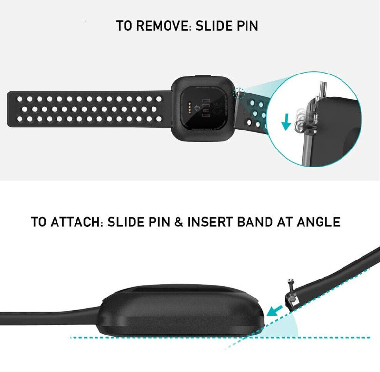 Fitbit Versa /Versa 2 Silicone Smart Watch Replacement Band Strap