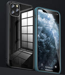 Hard Hybrid Luxury Tempered Glass Case Cover For iPhone 12 /11 /Pro/ Max