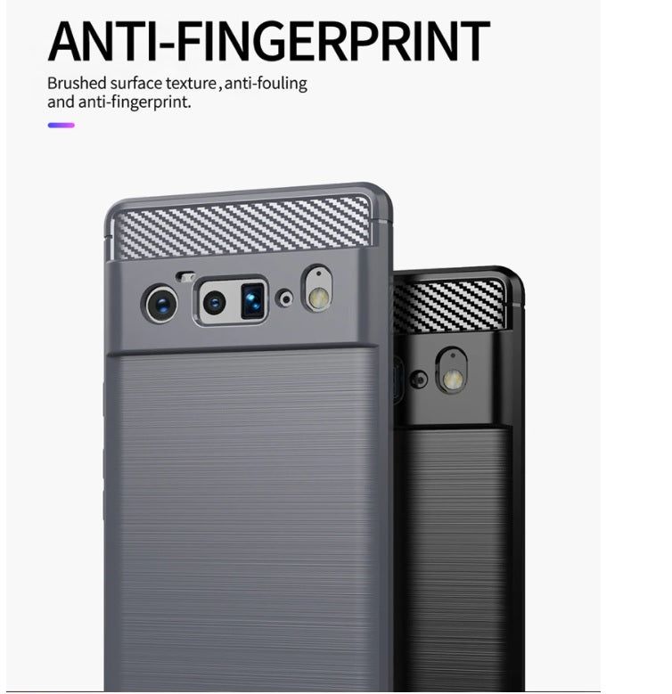 For Google Pixel 6 Pro Shockproof Carbon Fiber Protective Case Cover