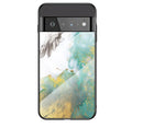 For Google Pixel 6 Case Shockproof Marble Tempered Glass Luxury Case Cover
