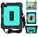 For iPad 8th Gen 10.2'' 2020 Kids Heavy Duty Tough Rugged Strap Case Cover