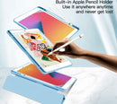For Apple iPad 8th Gen 10.2’’ 2020 Folio Cover With Pencil Holder