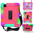 For iPad Air 5 10.9''2022 Kids Heavy Duty Tough Rugged Strap Case Cover