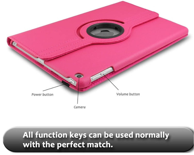 360 Rotate Leather Case Cover For Apple iPad 6th gen 9.7''