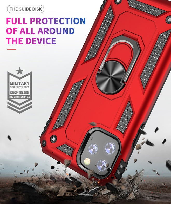 For iPhone 14 Pro Ring Case Shockproof Heavy Duty Cover