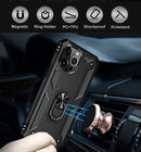For iPhone 14 Pro Max Ring Case Shockproof Heavy Duty Cover
