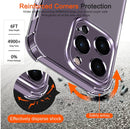 For iPhone 14 Pro Case Clear TPU Slim Light Shockproof Protective Cover