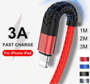 1M 2M 3M Fast Charger Lightning USB Charging & Data Sync Cable Lead For iPhone iPad 14 13 12 11