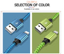 1M 2M 3M Fast Charge Lightning to USB Charger Cord & Data Sync Cable For Apple iPhone iPad