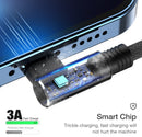 1M 2M 3M 90 Degree Fast Charger Lightning USB Charging & Data Sync Cable Lead For iPhone iPad 14 13 12 11