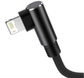 1M 2M 3M 90 Degree Fast Charger Lightning USB Charging & Data Sync Cable Lead For iPhone iPad 14 13 12 11