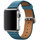 For Apple Watch Series 8 7 6 5 4 3 2 1 Leather Watch Band Strap Bracelet+Classic Buckle